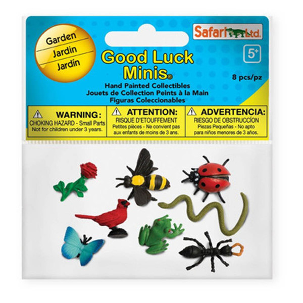 Garden Fun Pack Mini Good Luck Figures Safari Ltd NEW Toys Educational Kids