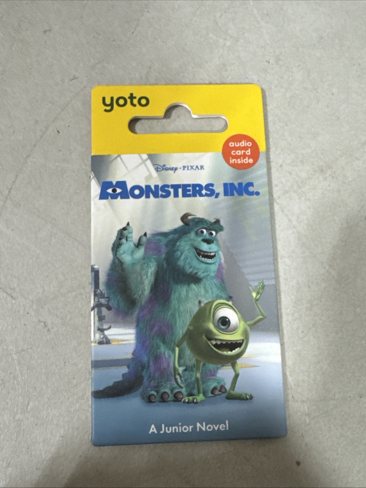 Yoto Disney Pixar Junior Novels: Monsters, Inc. audio card. D4Q