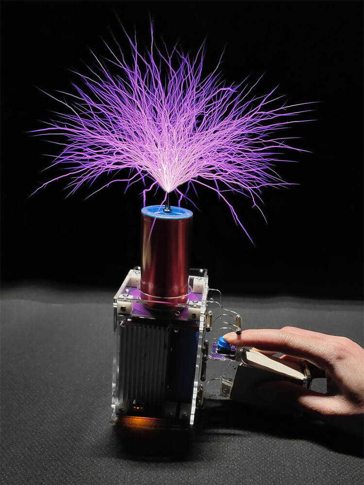 3rd Generation Plus 2200mAH Tesla Coil Gun Handheld Magnetic Energy Generator