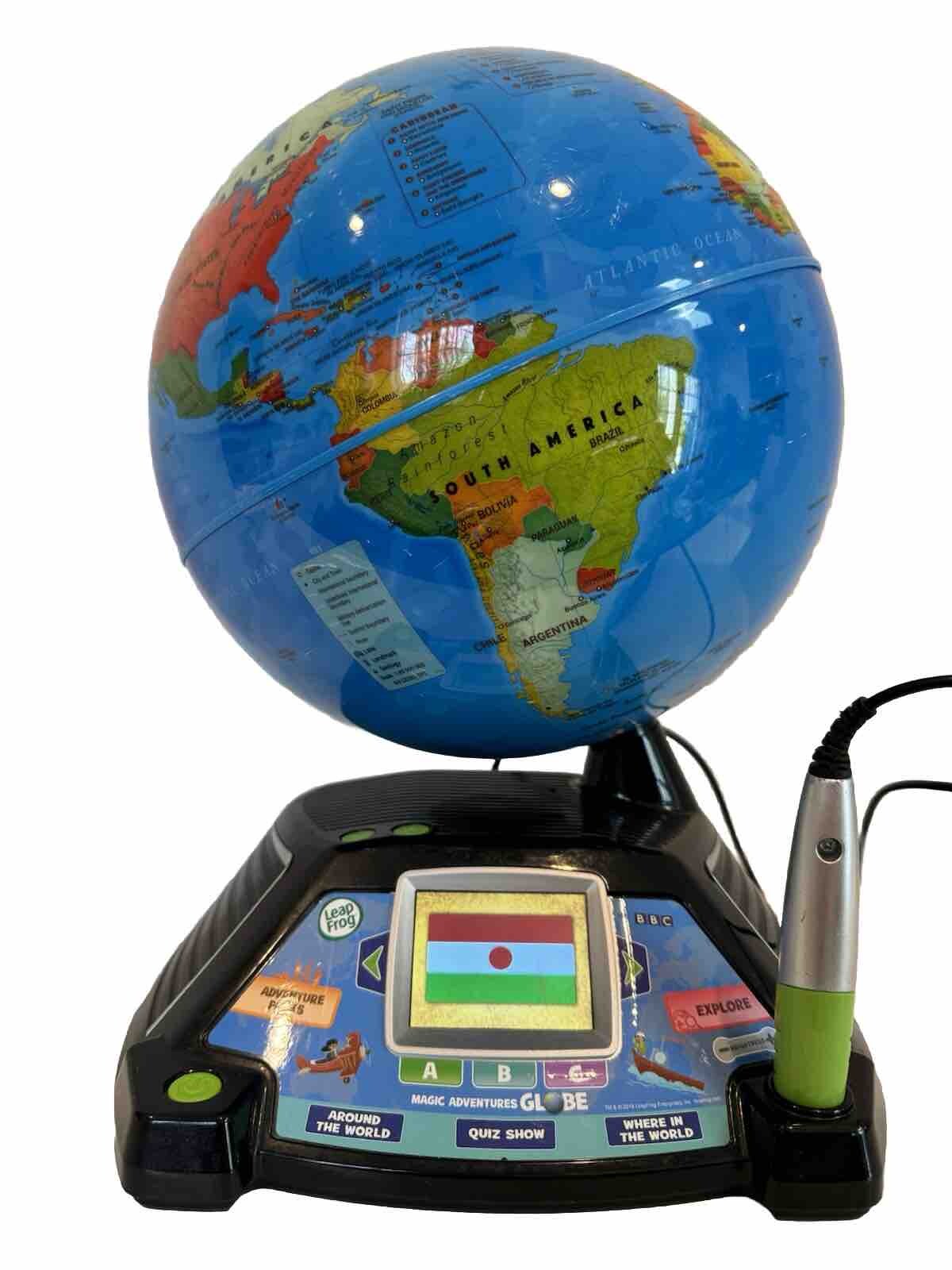 Leap Frog Magic Adventures Globe With Pen Leapfrog Educational Toy – Works!