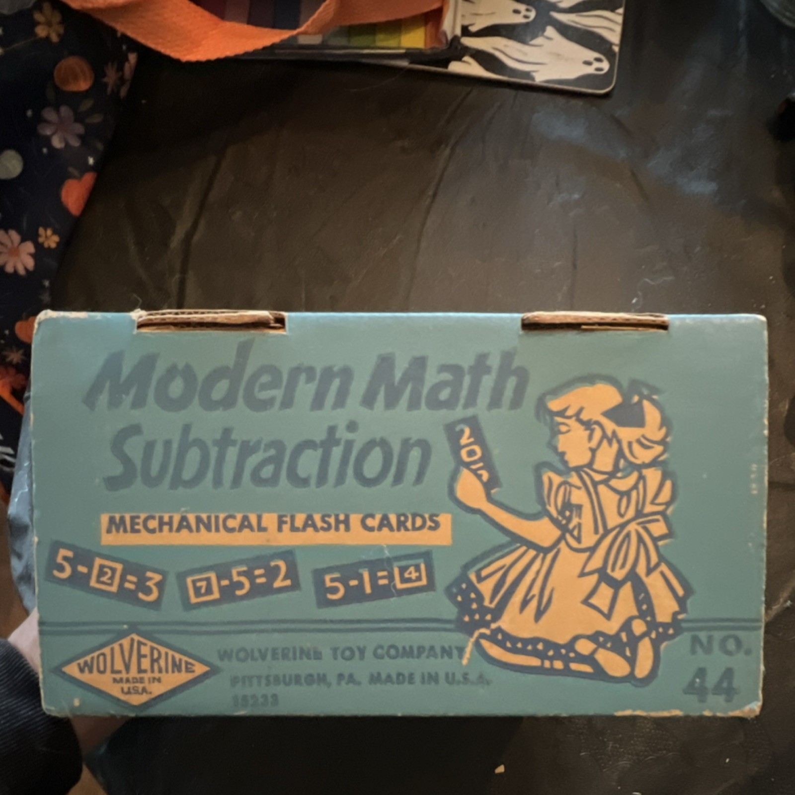 Wolverine Modern Math Subtraction Mechanical Game Vintage Toy Original Box USA