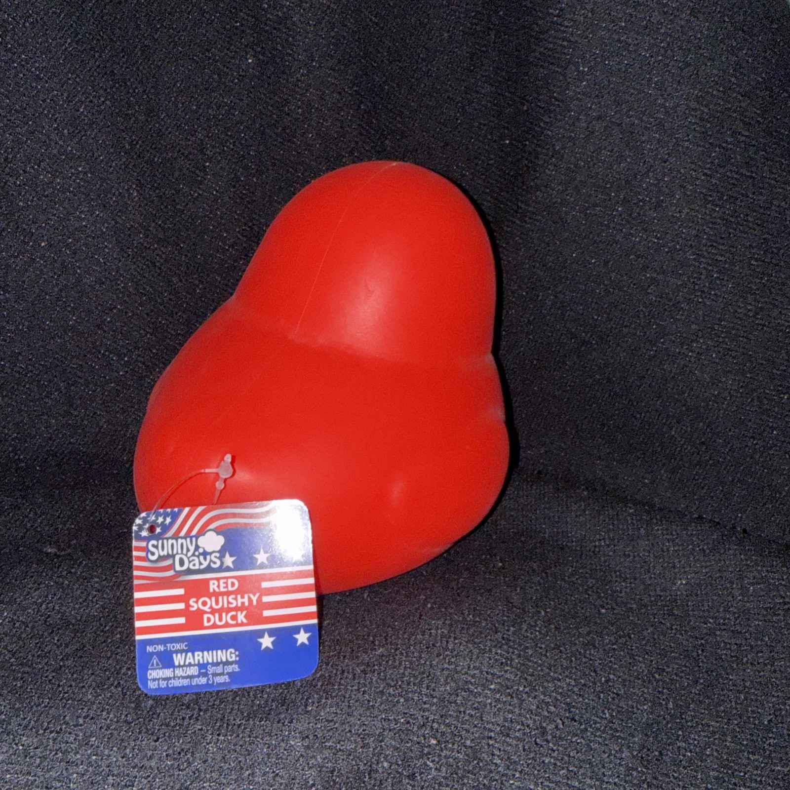 NWT Sunny Days RED 🇺🇸 AMERICA Viral Squish Squeezy Jumbo Duck