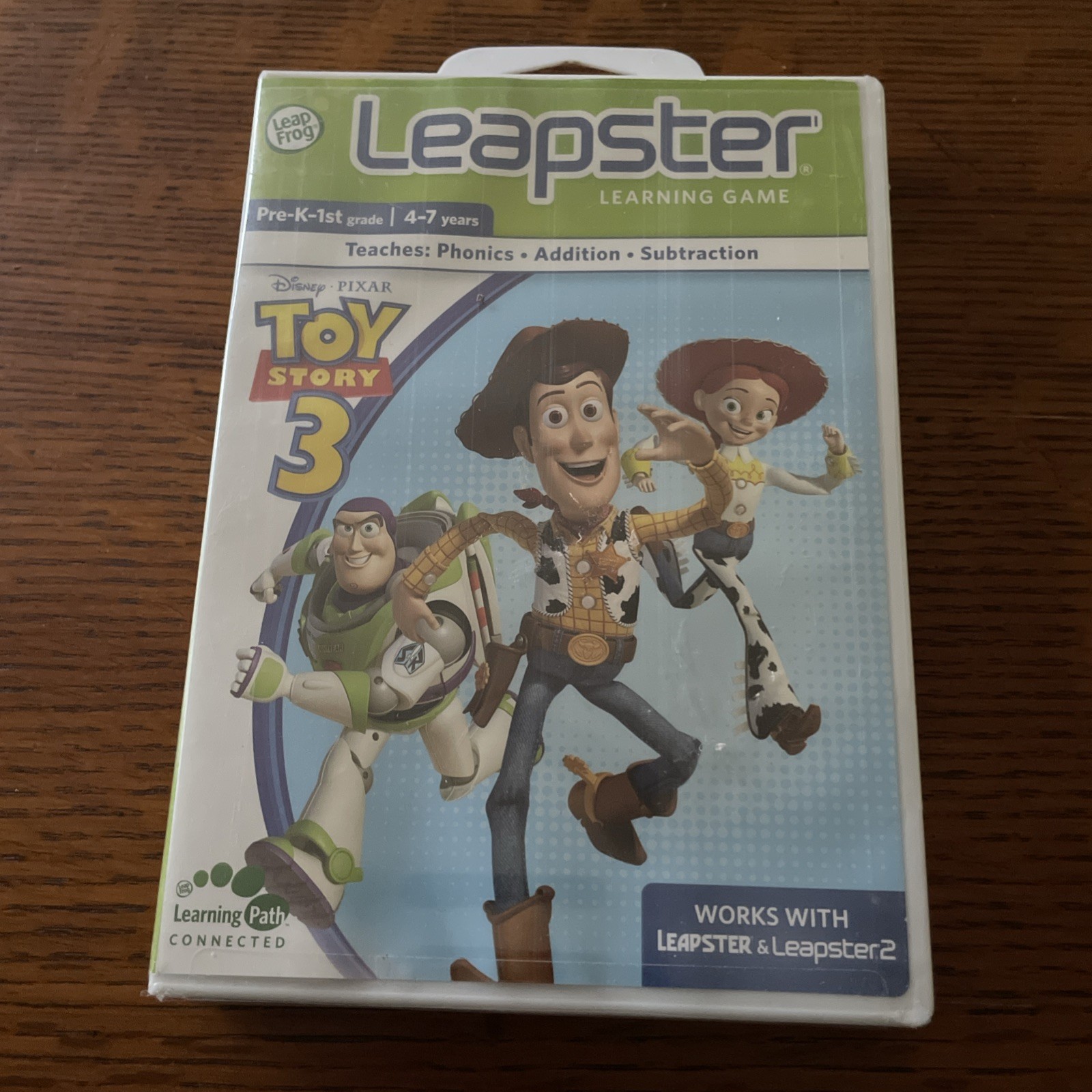 LEAPFROG LEAPSTER DISNEY PIXAR TOY STORY 3 LEARNING GAME READING PHONICS NEW NIP