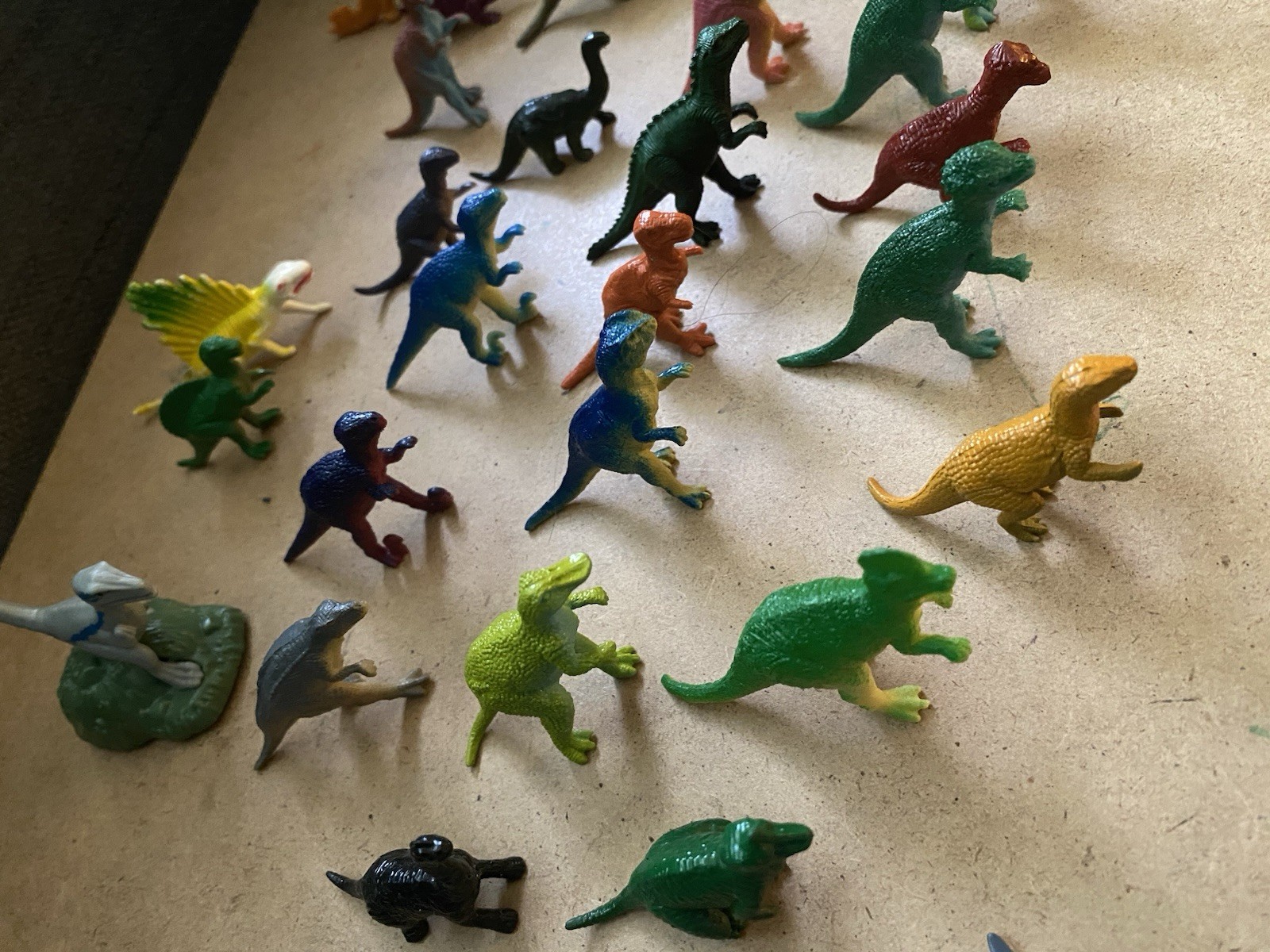 Toob SAFARI LTD Mini Figures Dinosaur Lot 36 pcs. Plesiosaur Allosaurus Etc