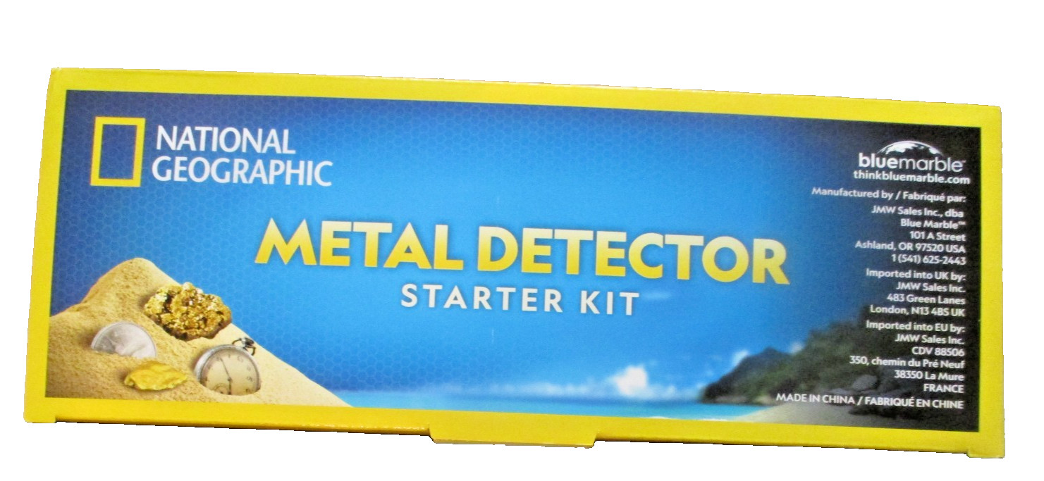 National Geographic Starter Metal Detector Kit Kids Kids Metal Detector W/ 7.4″