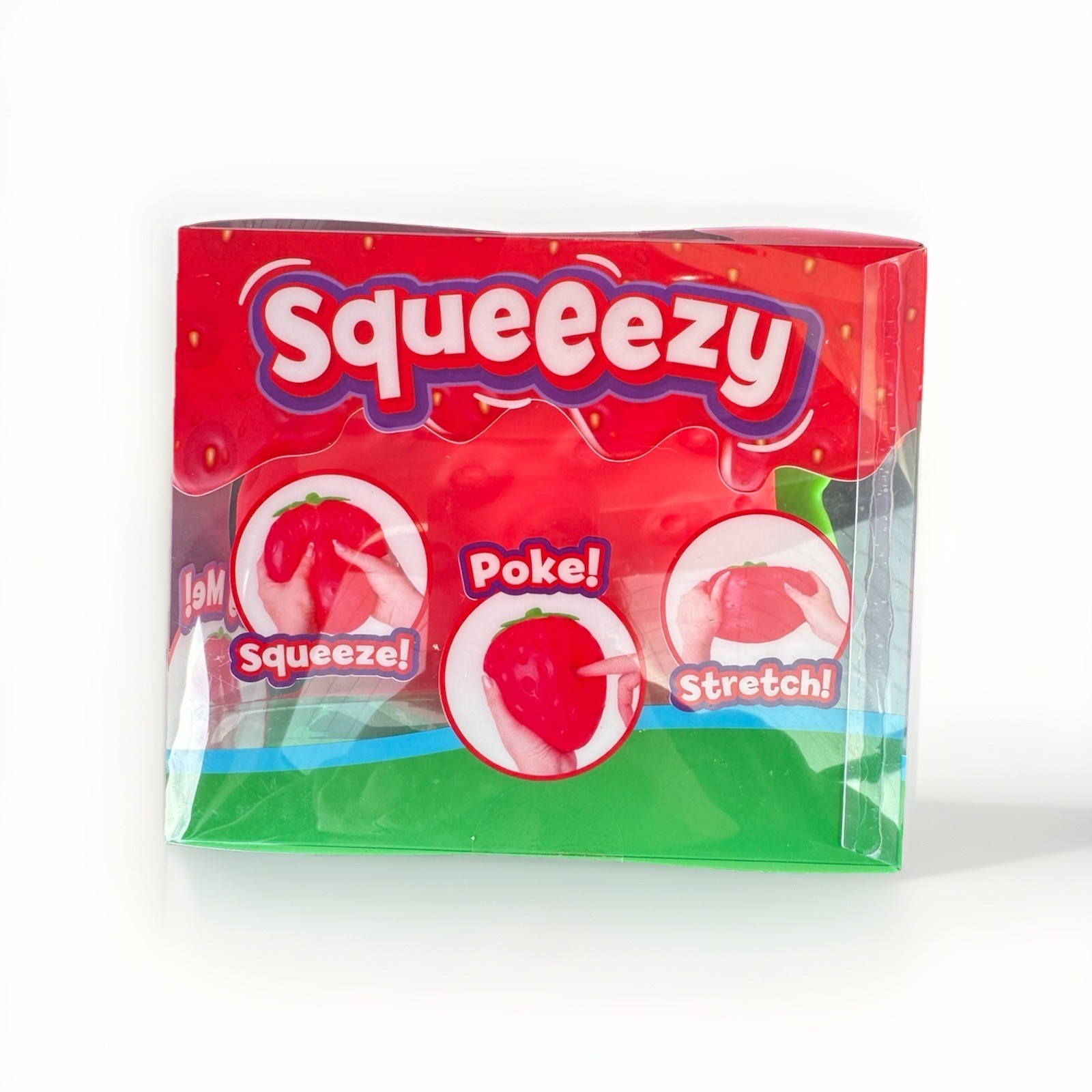 Sunny Days Jumbo Squeezy Strawberry Squishy Toy Stress Relief Sensory Fun Viral