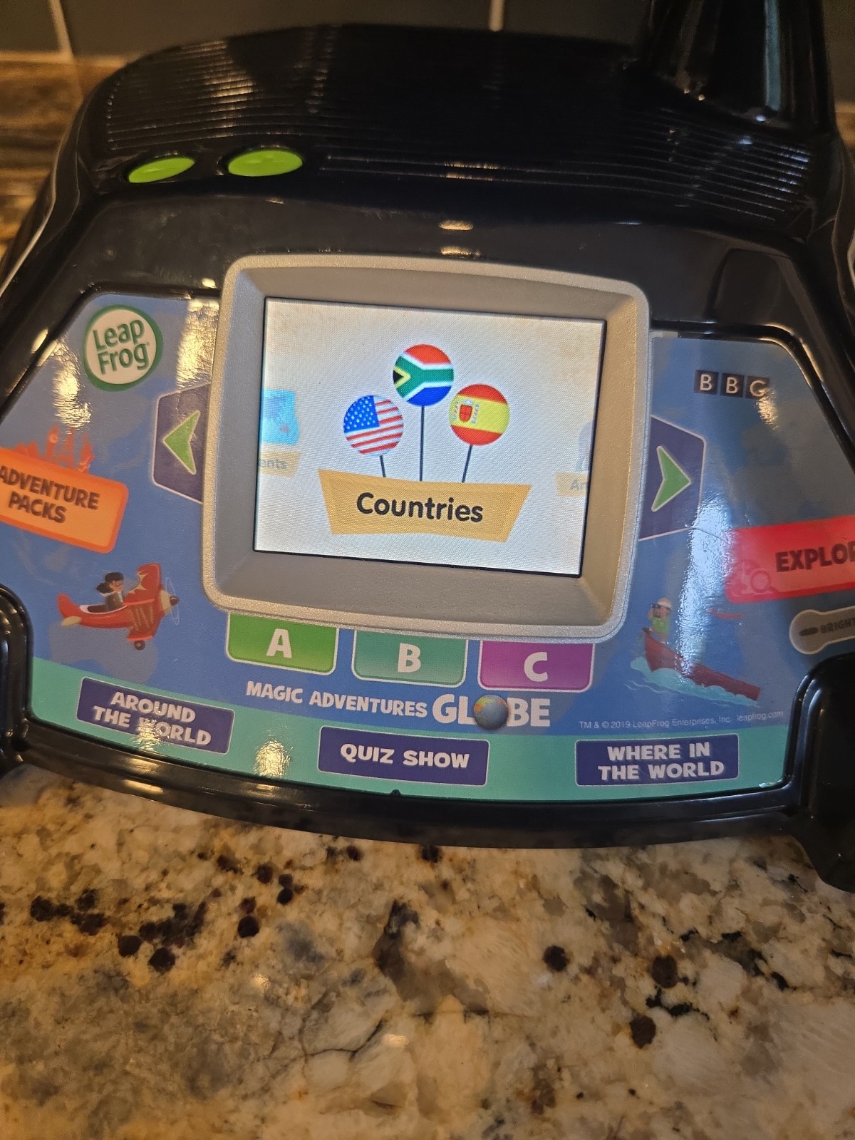 Leapfrog Magic Adventures Globe w/ LCD Video Screen, Kids Toy Interactive