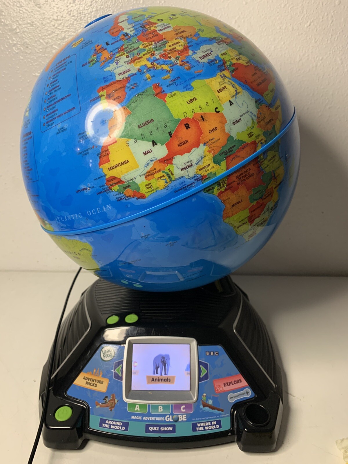 LeapFrog Magic Adventures Globe 2.8″ Screen BBC Videos Interactive Games Tested