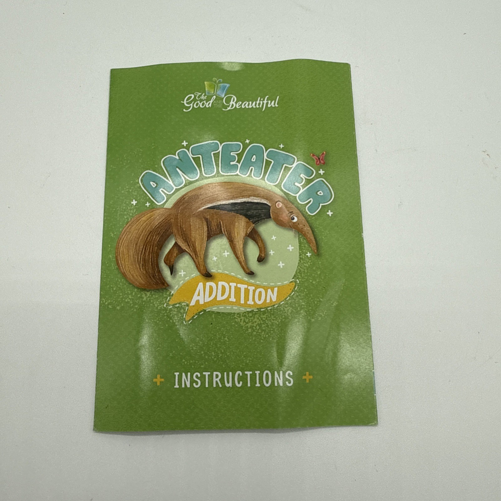 The Good and The Beautiful Anteater Addition Card Game Math Homeschool Complete