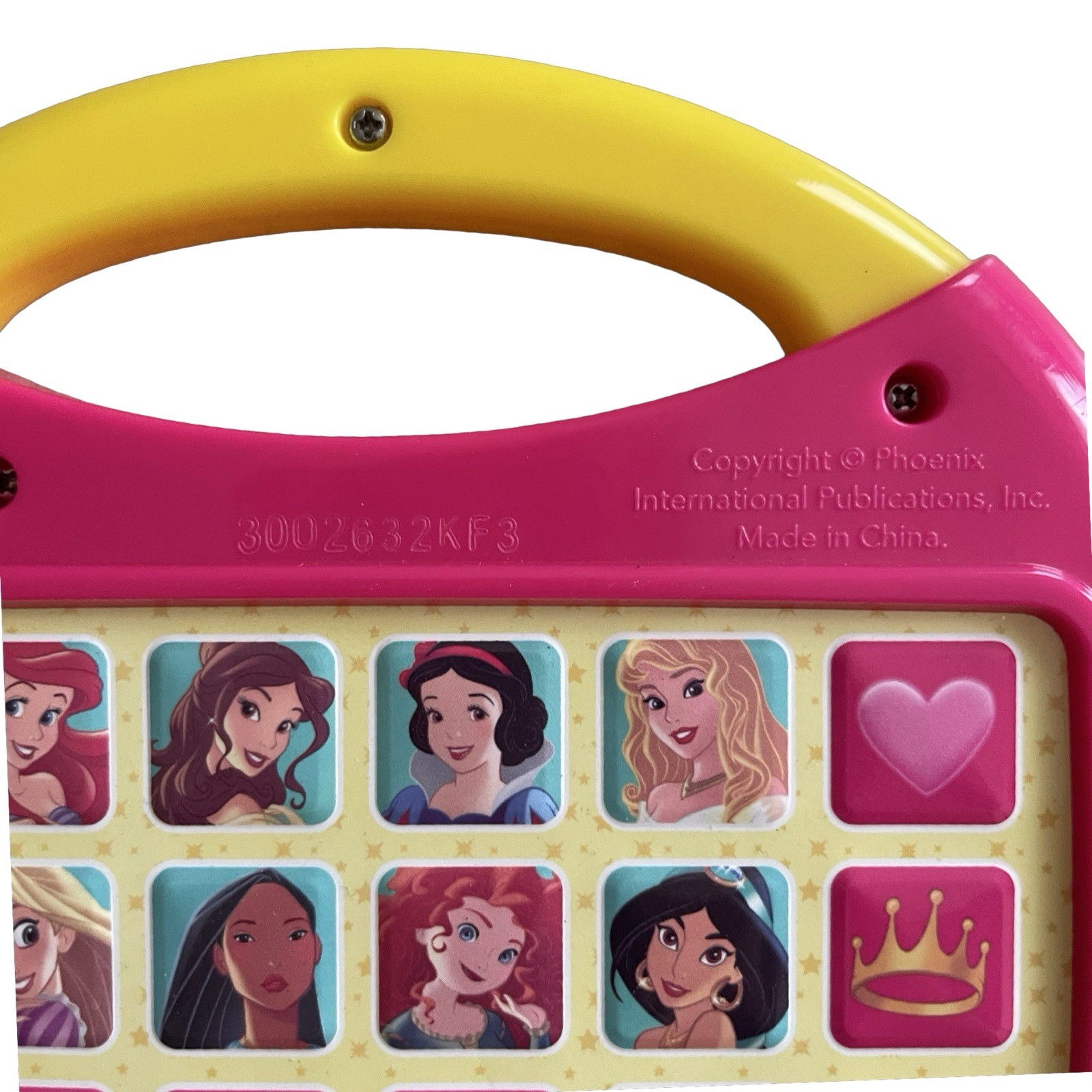 My First Smart Pad Disney Princess Interactive Learning Toy Tested & Works!