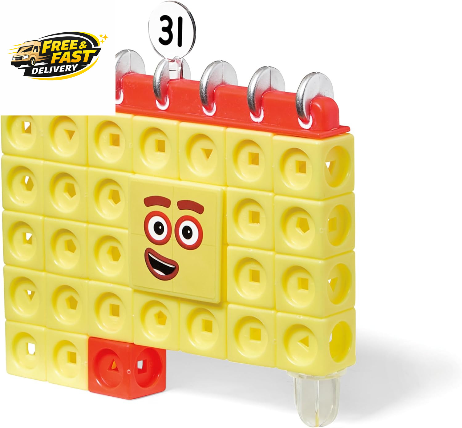 31-40 Mathlink Cubes Activity Set – Learn Numbers & Early Math Skills, Preschool
