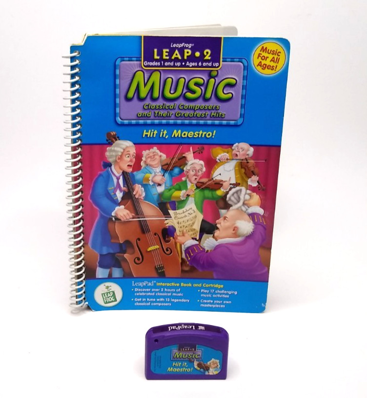 VTG Leap Frog Pink Pad Learning System Reader, 12 Cartridges, 11 Books, Backpack