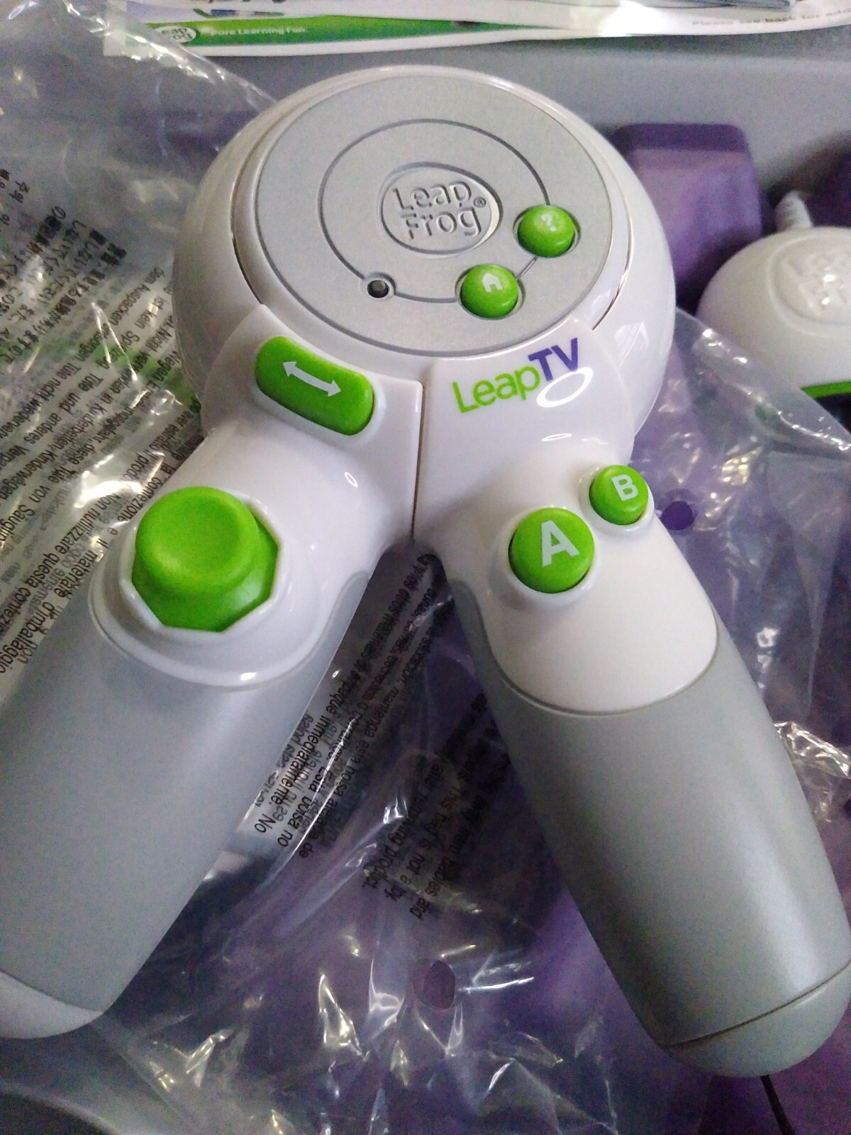 LeapFrog LeapTV Educational Video Gaming System open box item