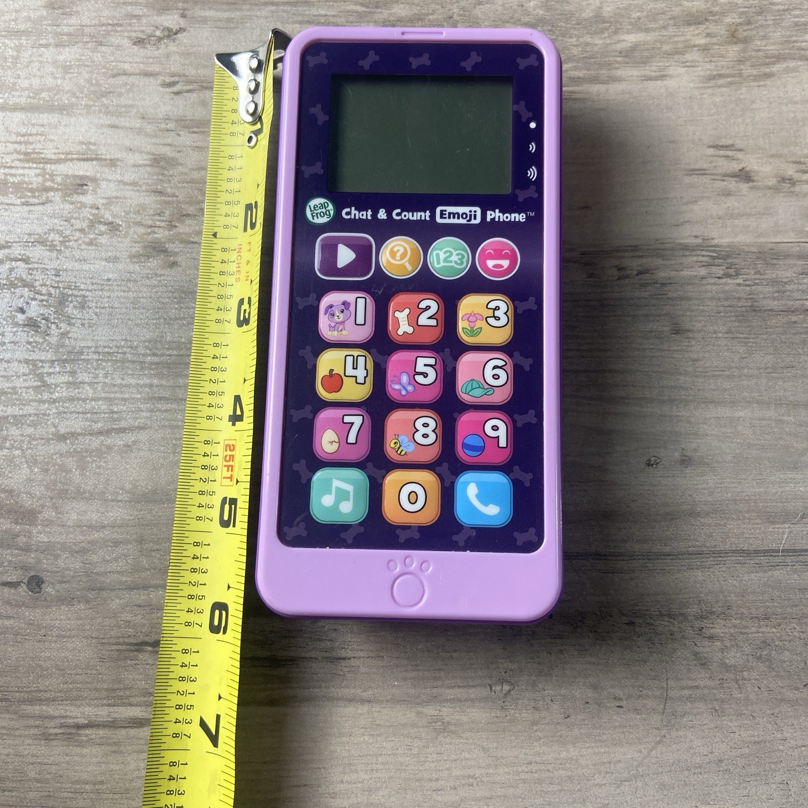 Leap Frog Chat and Count Emoji Phone Purple, Pretend Play, Numbers, Music,