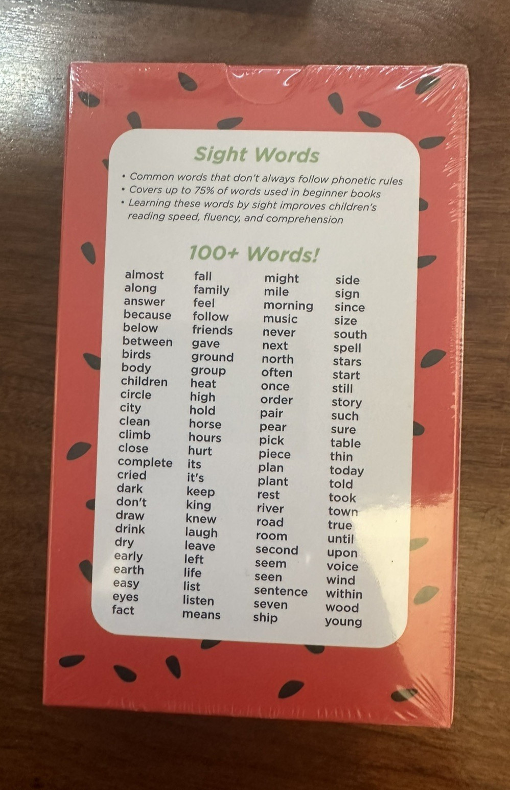Pre-K Thru 3rd Sight Words /Phonics Cards Box Set Think Tank Scholar -Homeschool