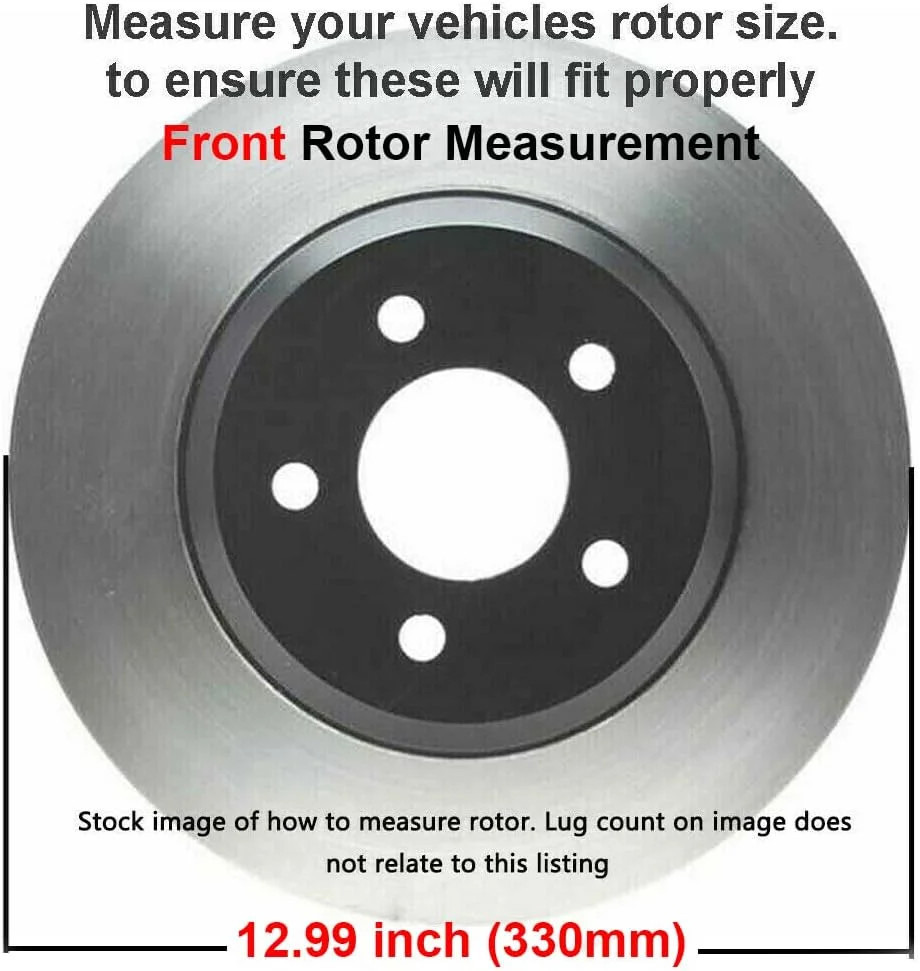 Detroit Axle – Front Brake Kit for Chevy GMC Silverado Sierra Suburban Express S