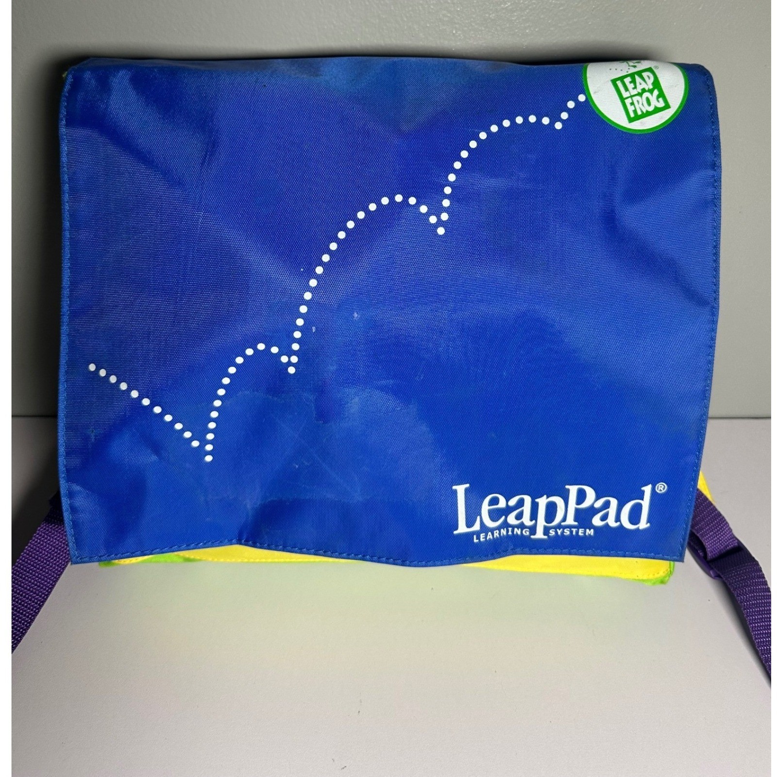 LeapFrog LeapPad Learning System Backpack 7 Books Cartridge Math Reading Science