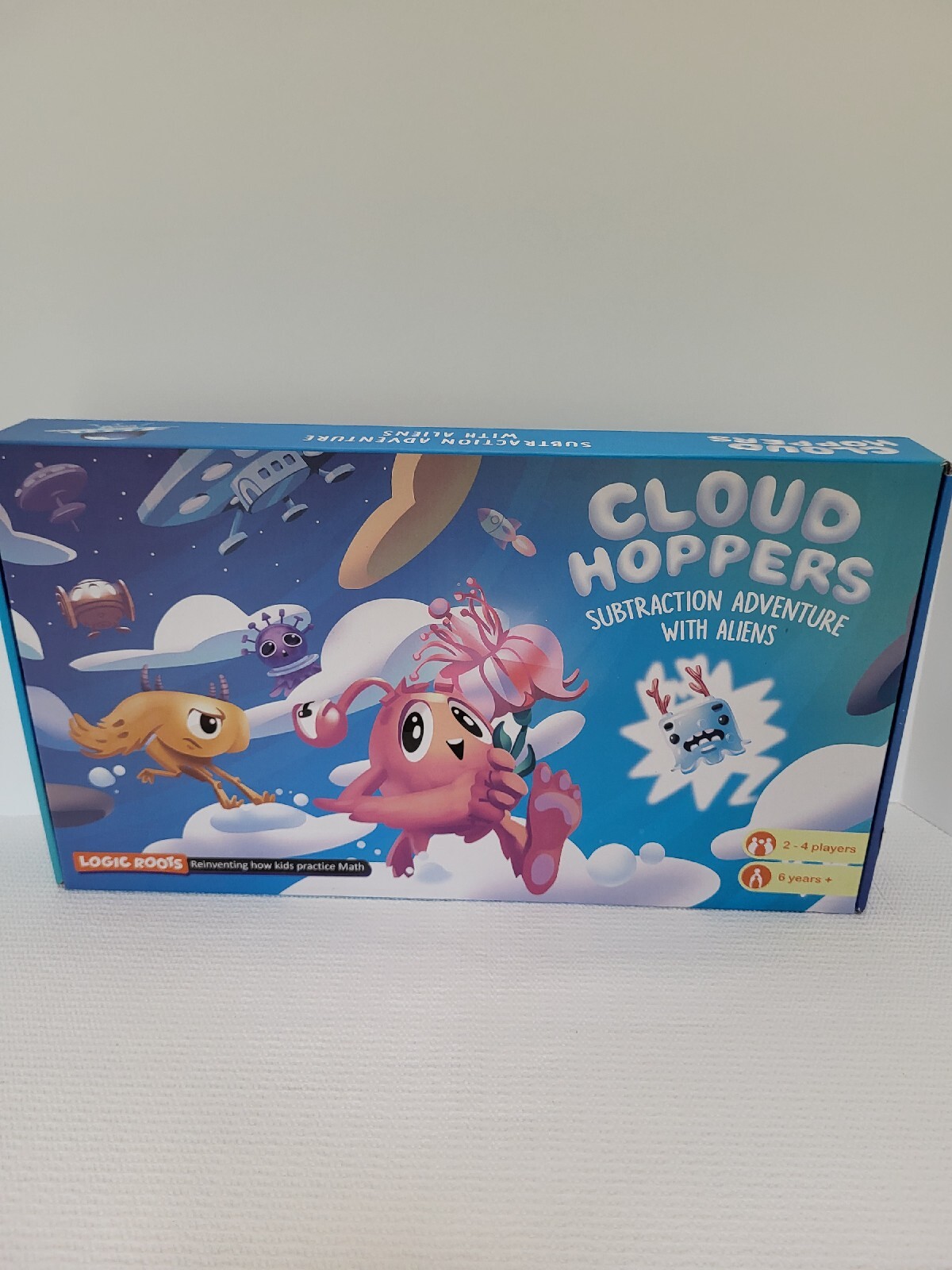 Logic Roots Cloud Hoppers Addition & Subtraction Board Game Educational Math FUN