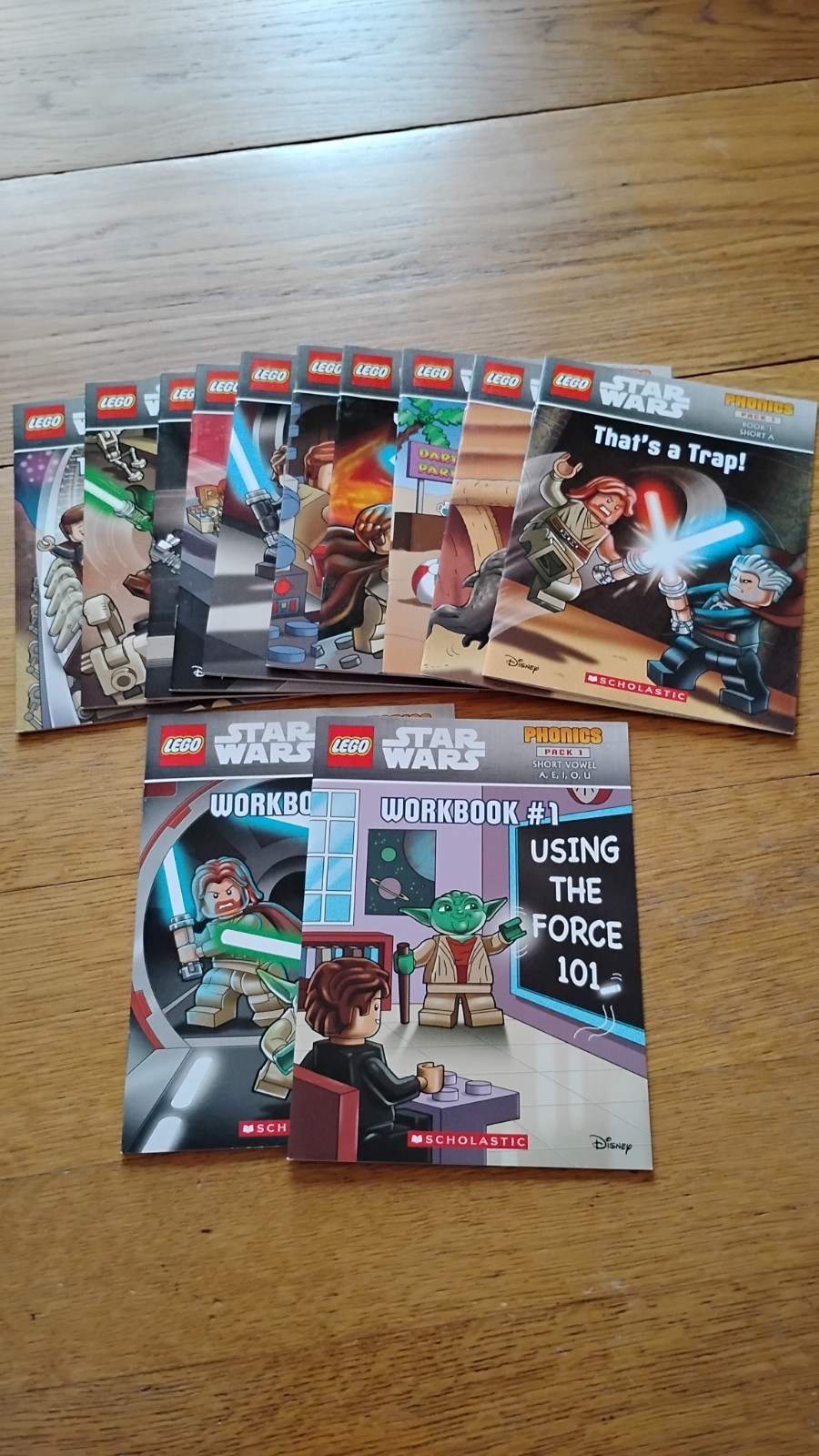 Scholastic LEGO Star Wars Phonics Box Set Workbooks, Ages 4-7