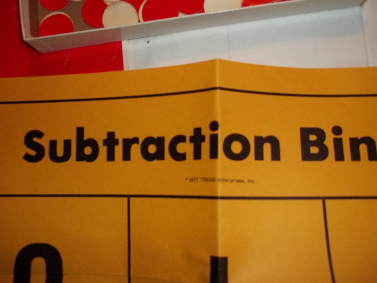Vintage 1977 Addition & Subtraction Bingo Trend Enterprises 3 sets