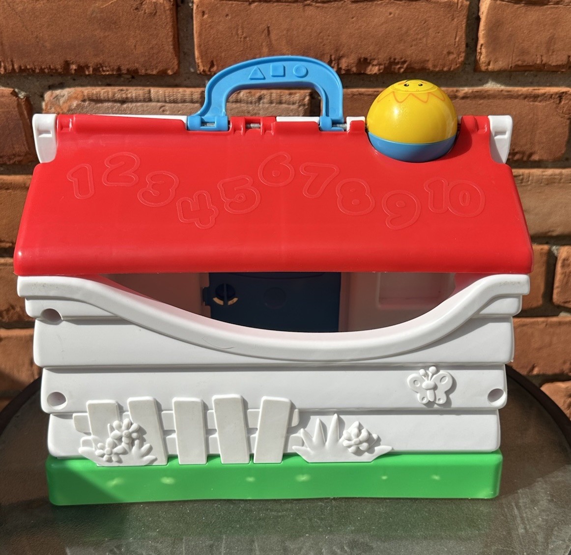 Fisher Price ABC 123 Musical Sound School House Interactive Learning Toy WORKS