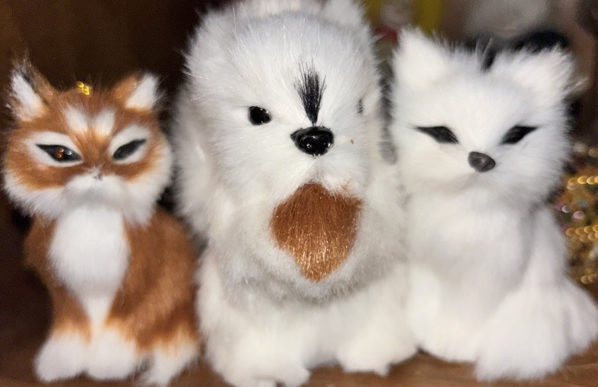 Furry Animals Adorable Approximately 4 Inches High