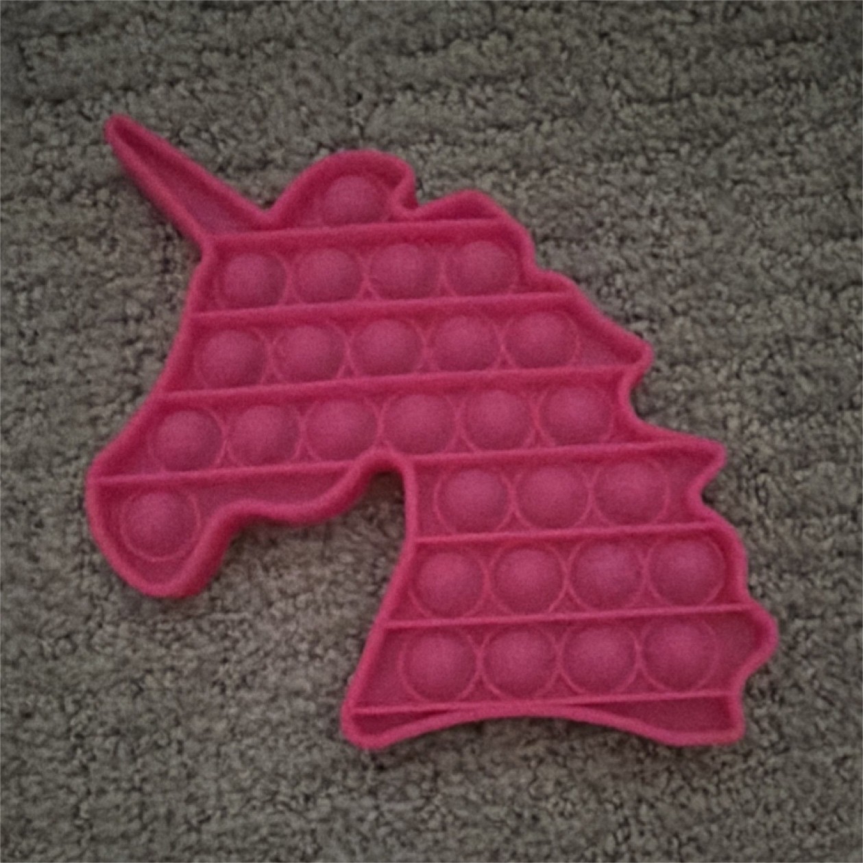 Pink Unicorn Pop-It Tactile Sensory Toy for Ages 4-7, 8-11 Years