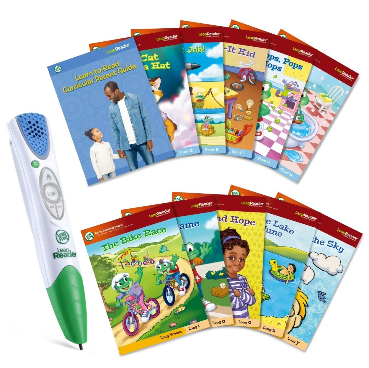 LeapFrog LeapReader Learn-to-Read 10-Book Mega with Accessories, Toddler Toys