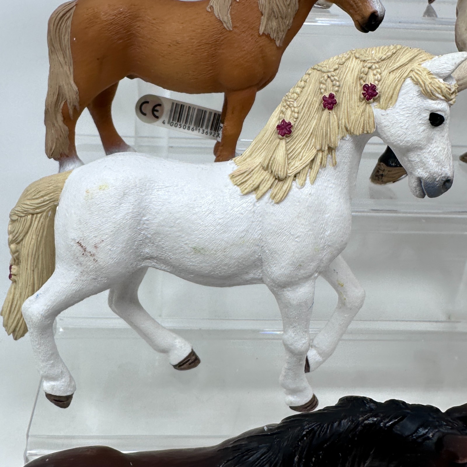 Schleich Horse Figures Lot Unicorn Foal Mare Stallion Pony Figurines Set of 10