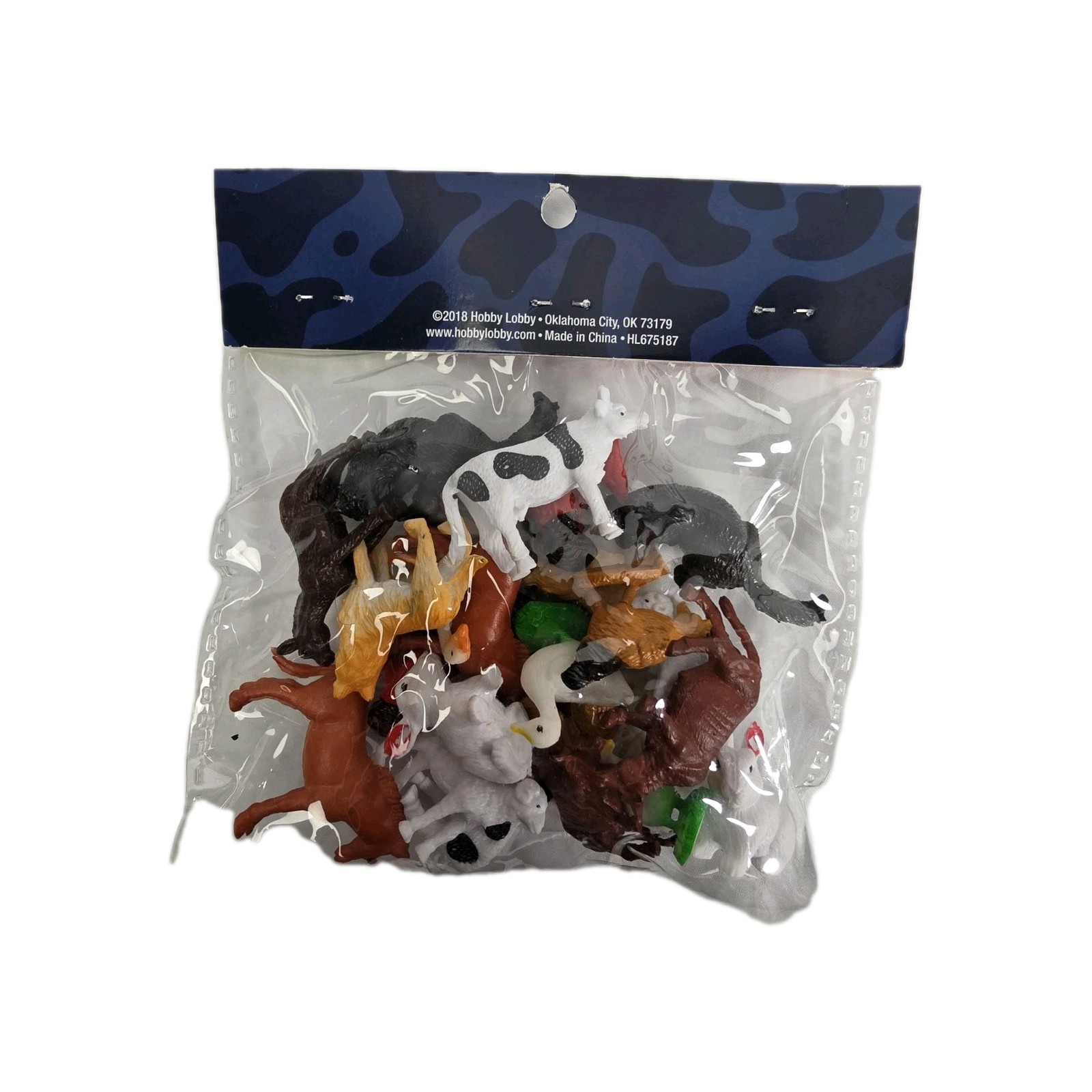 Farm Animal Figures Toy Plastic Kids Playtime 24 Pieces Value Pack New