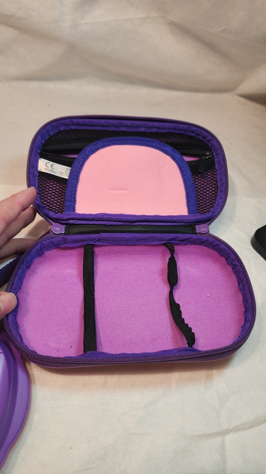 VTech MobiGo 2 Pink Touch Learning System w/ 3 Games Tested Works Case Handheld