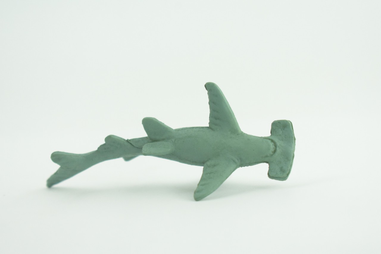 Toy Green Hammerhead Shark, Realistic, Model, Toys, Gift, 3 Inches CWG51 B197
