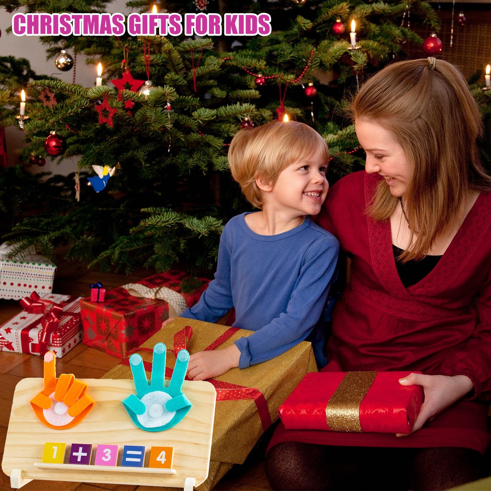Montessori Toys for 3 4 5 Year Old,Preschool Red, Orange, Yellow, Green