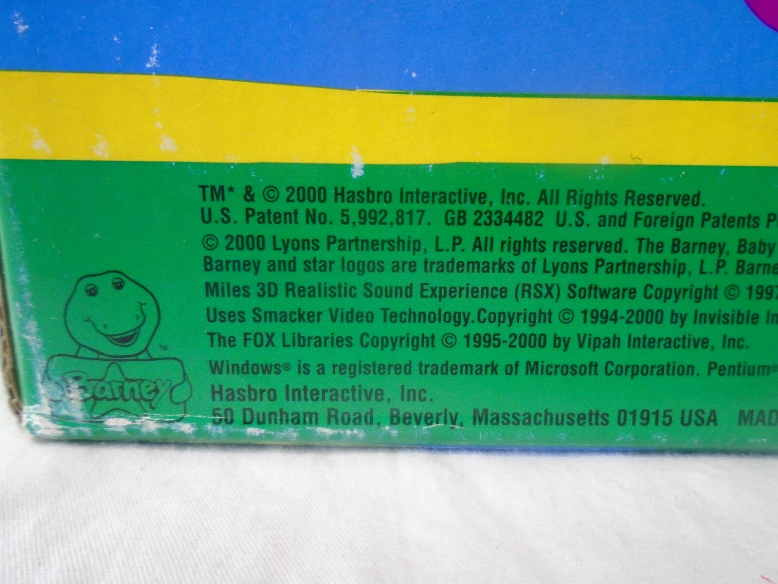 Barney Magical Music CD-ROM Playset [ Lyons & Hasbro 2000 ] [ Brand New ]