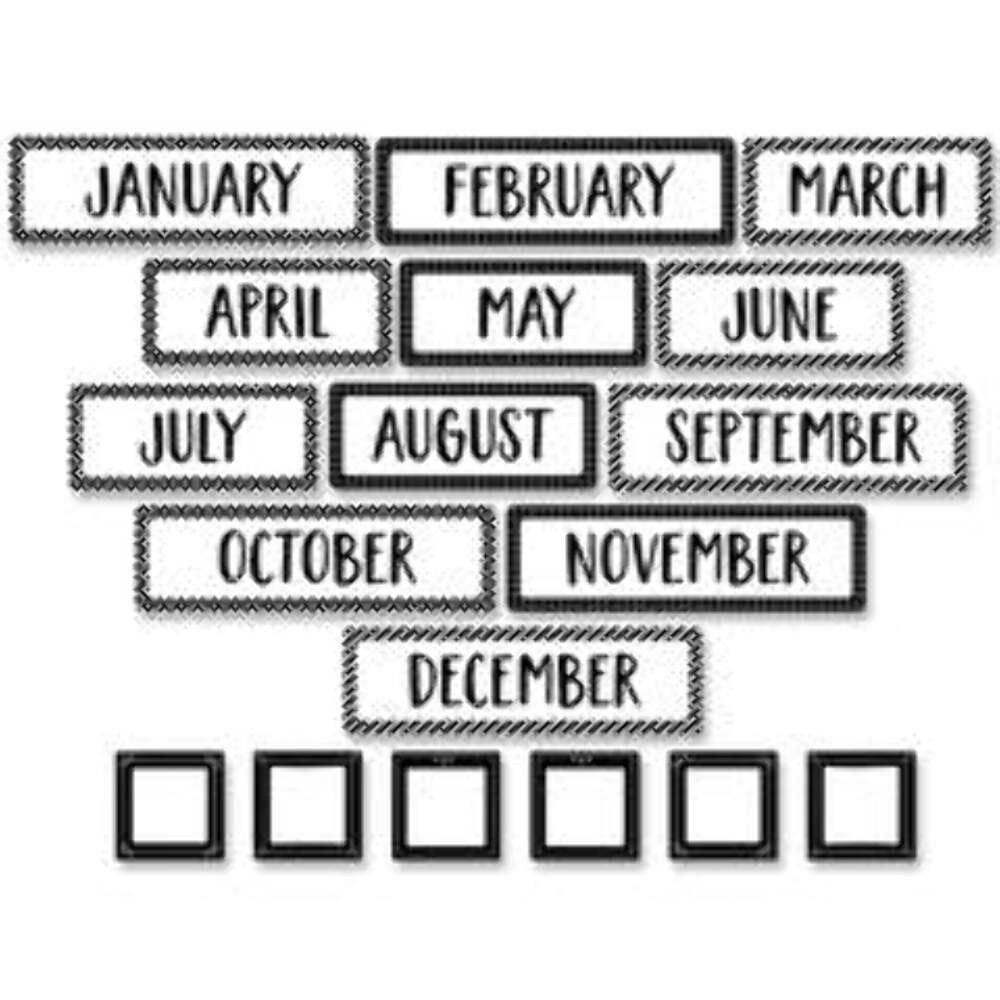 Creative Teaching Months of the Year Mini Bulletin Board Set (CTP10255)