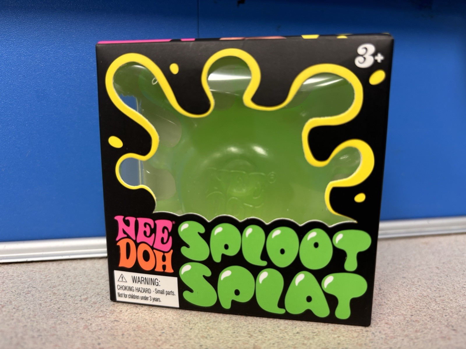 NeeDoh Green Sploot Splat Green Sensory Toy Ages 3 Plus Brand New In Box