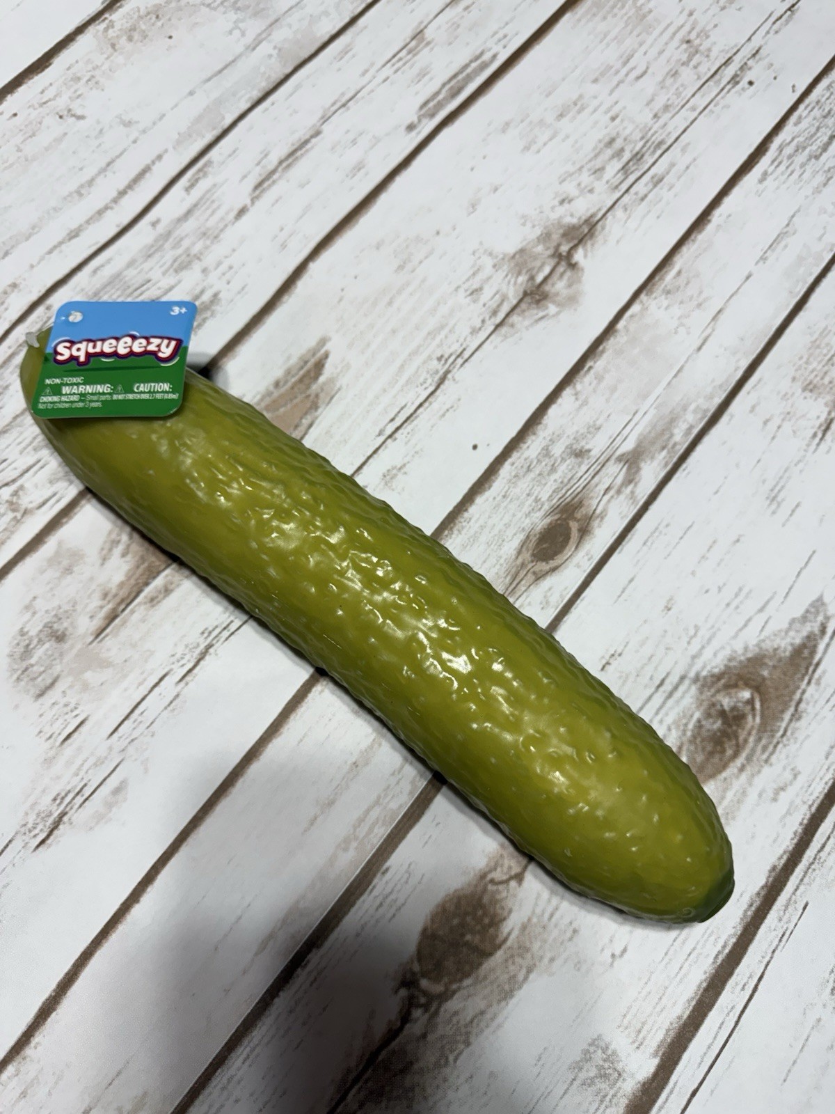 Toy Mendous Squeezy Pickle Giant XL Sensory Squishy Stress Toy Fidget NEW Viral