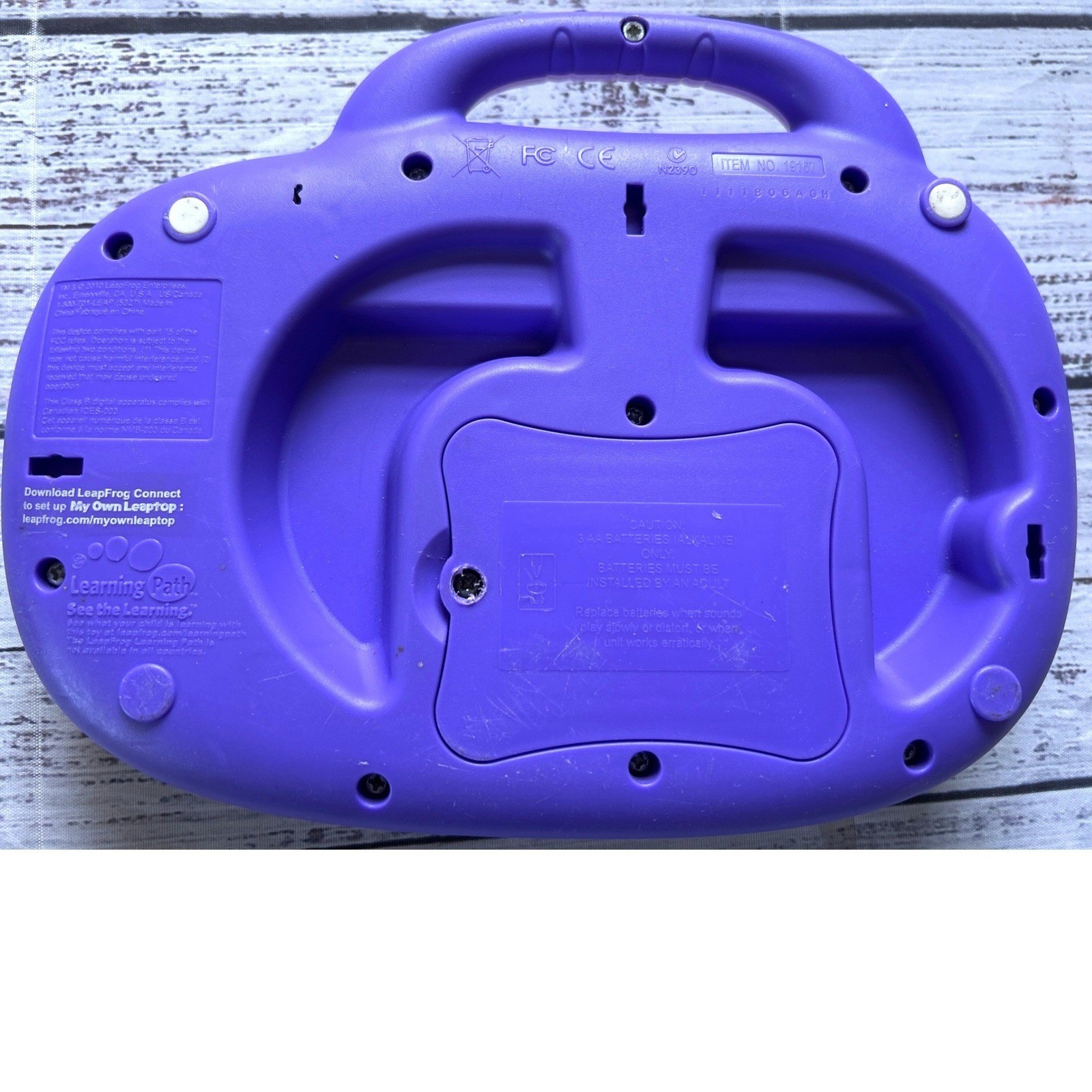 Leapfrog My Own LeapTop Learning Interactive Laptop Purple Educational WORKS!
