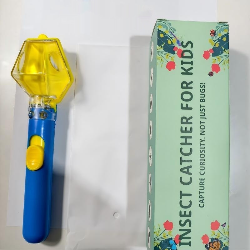 Kids Bug Catcher Kit Magnifying Glass Insect Observer Box Science Toy