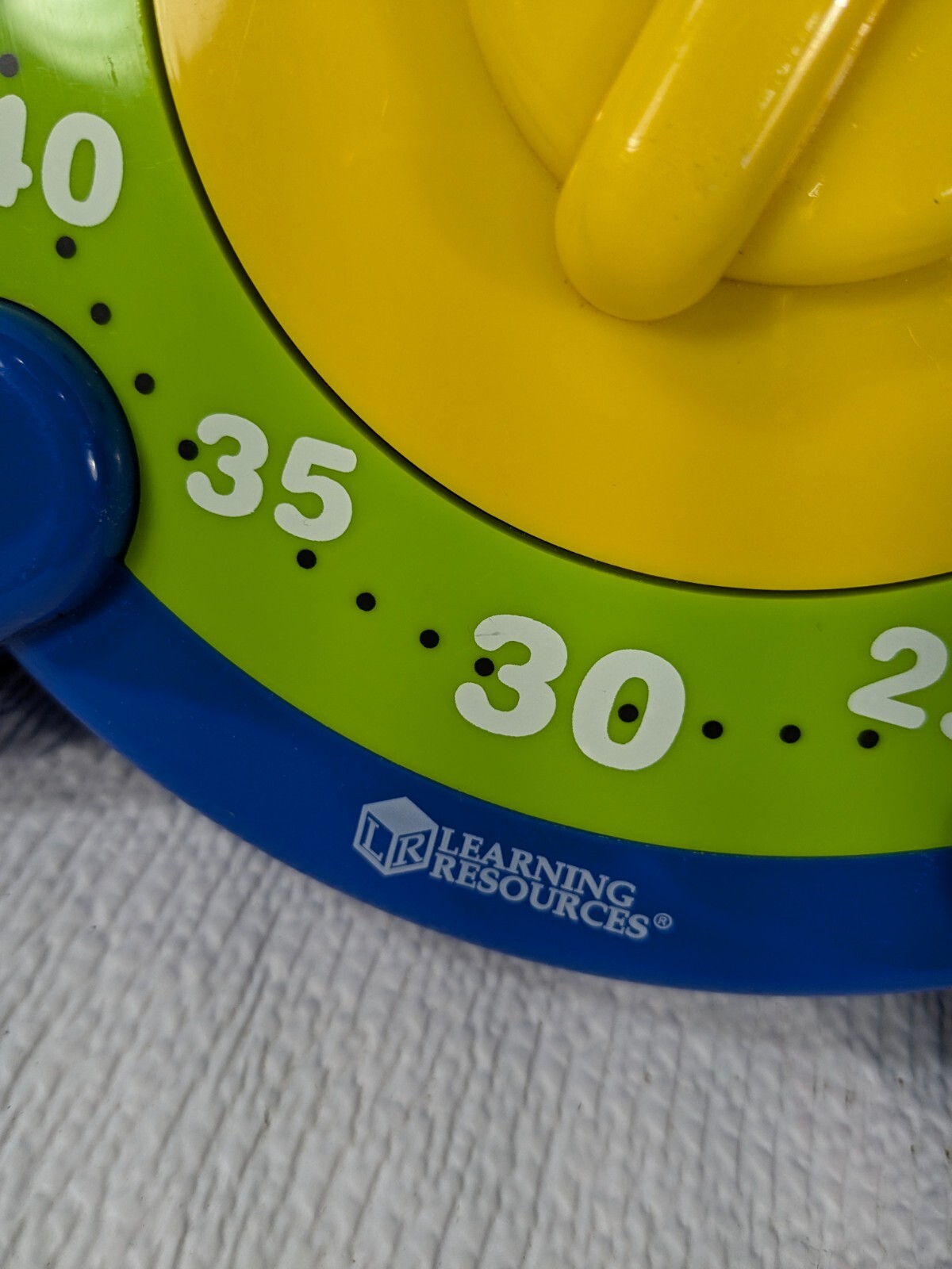 Learning Resources Jumbo Timer 60 Second BigTime Big Time blue kids clock toy