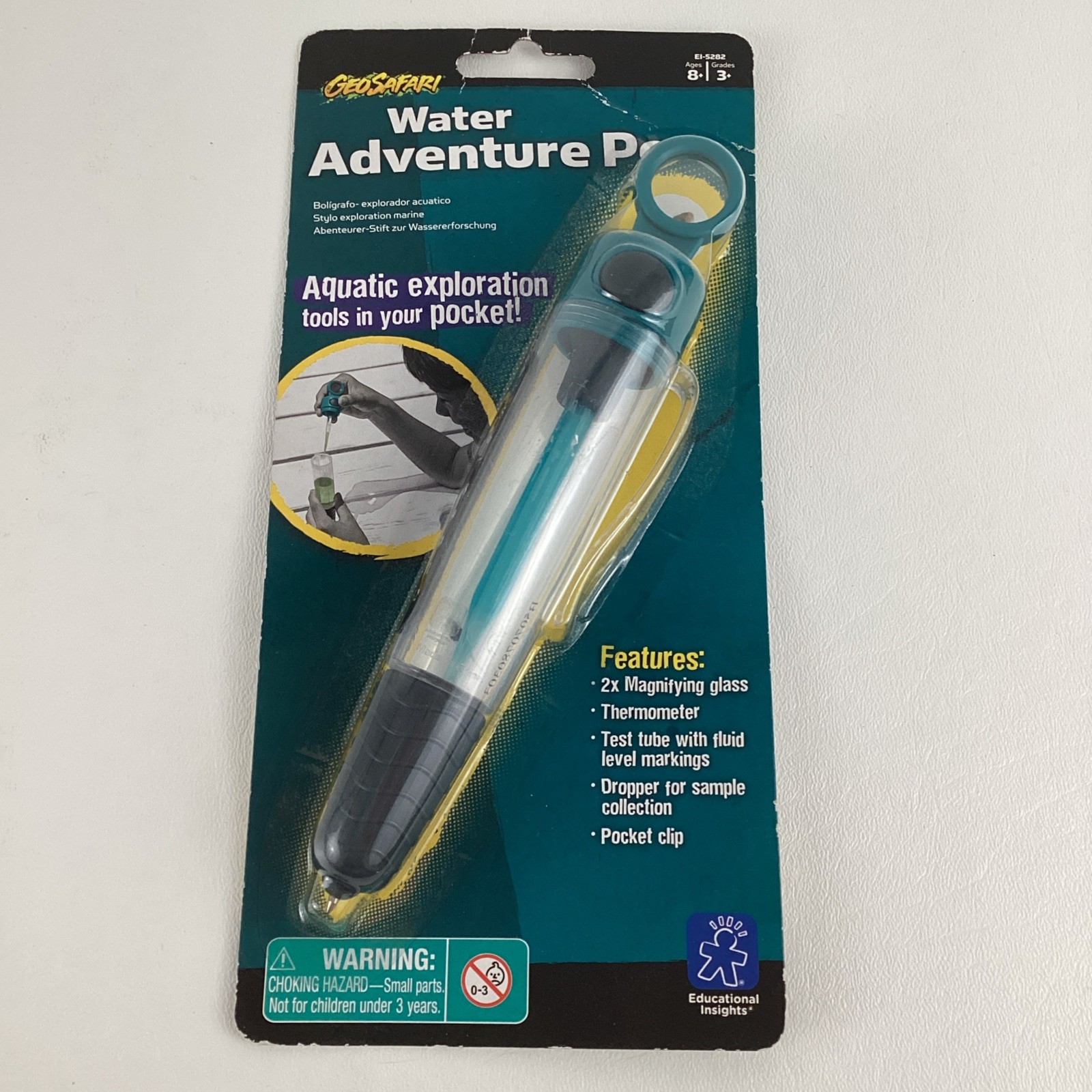 Geo Safari Water Adventure Pen Aquatic Exploration Pocket Tool Educational New