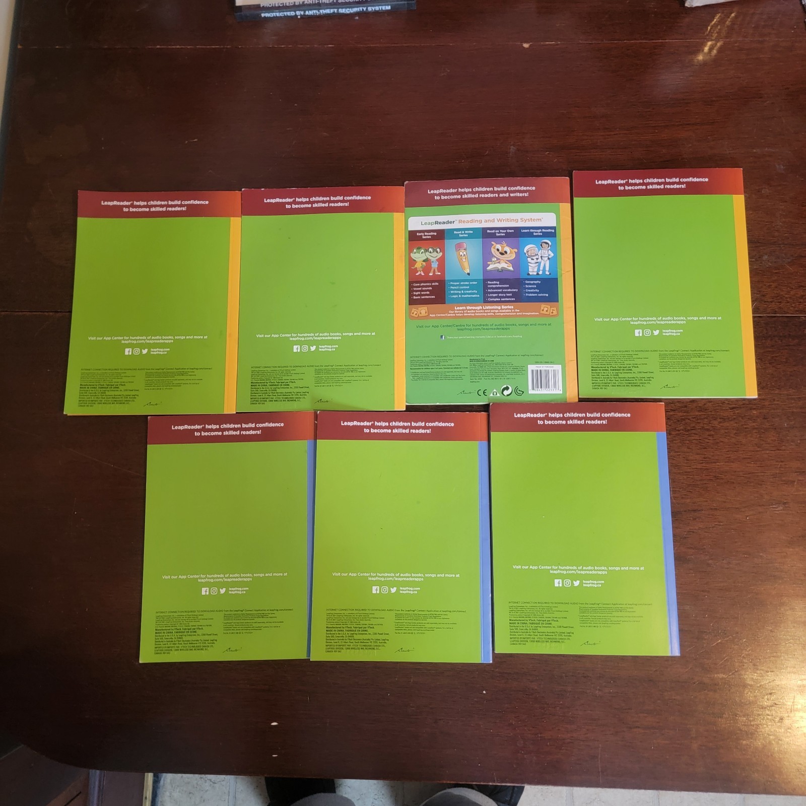 Leap Frog LeapReader Interactive Early Reading Series Books Sight Words Set Of 7