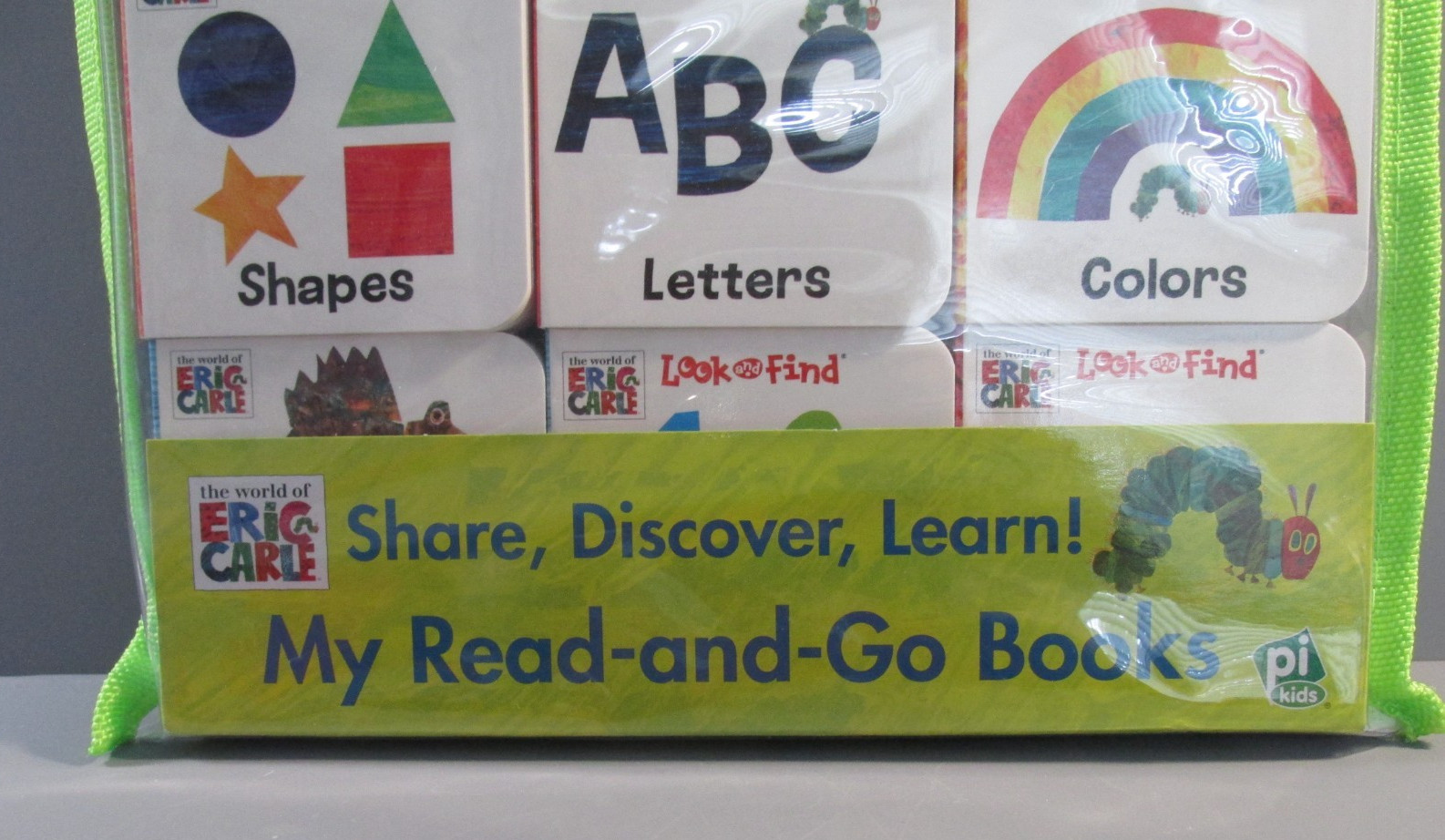 9 Piece PI Kids “Eric Carle” My Read-and-Go Study Board Books