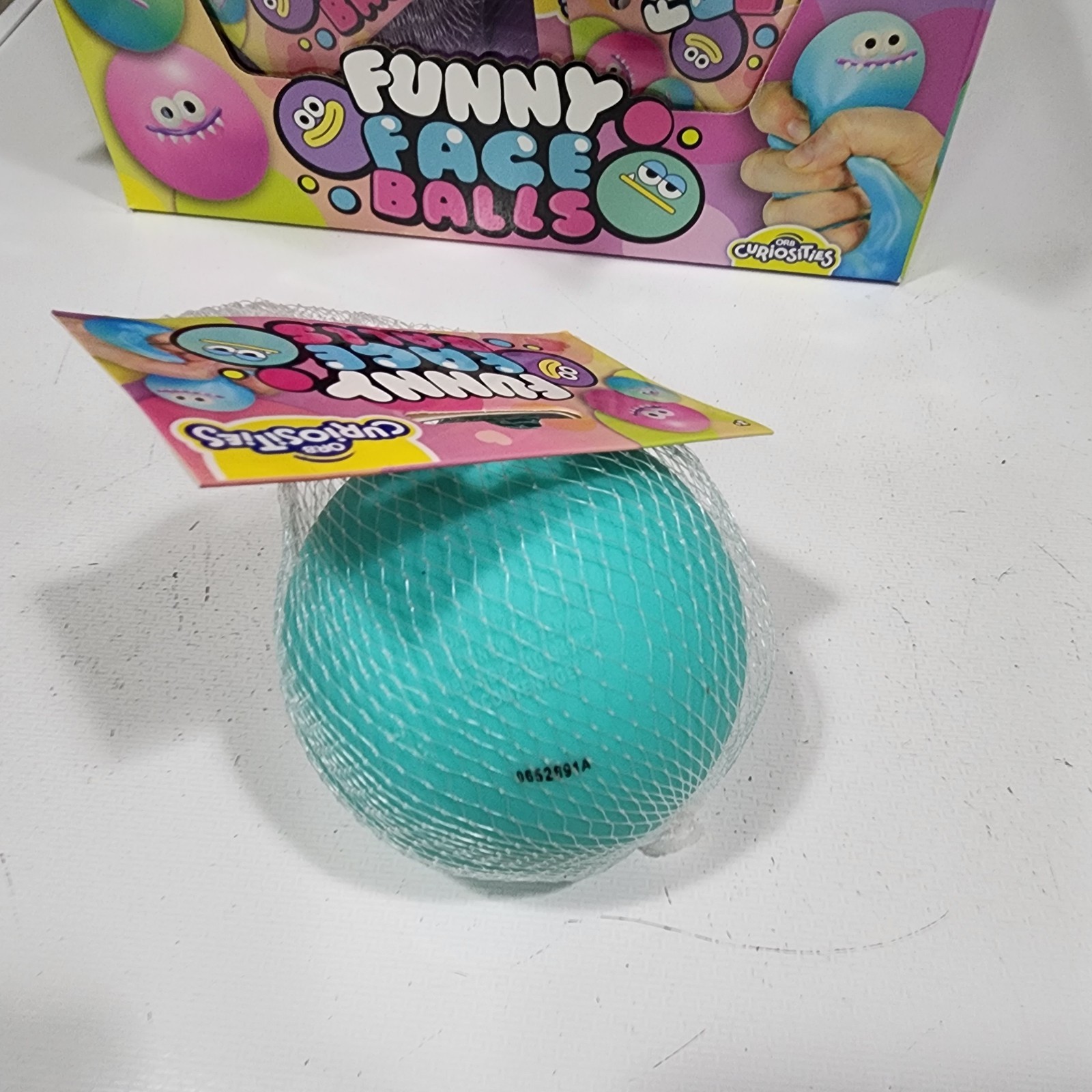 Orb Curiosities Funny Face Balls Squishy Teal Toy Sold Out Viral