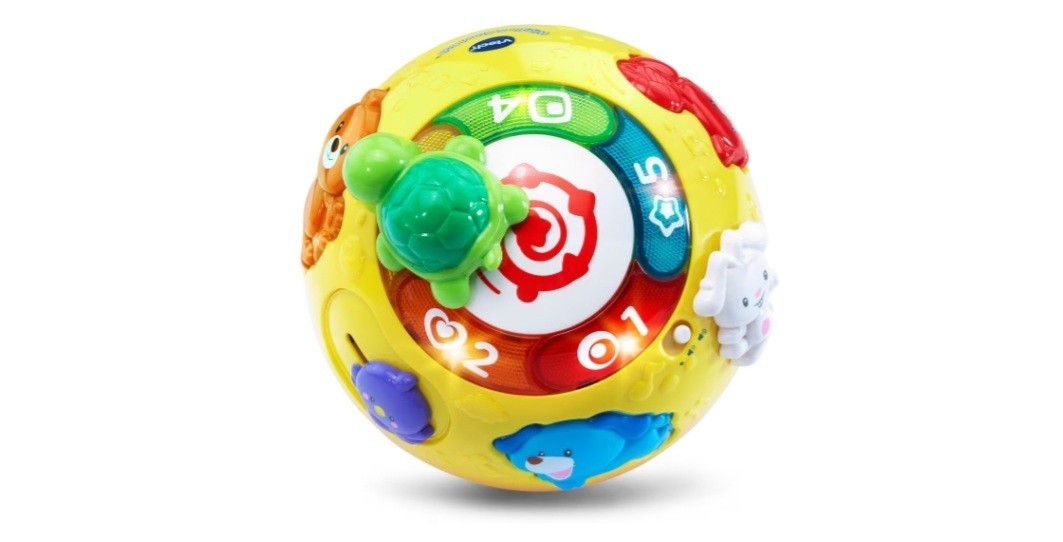 VTech Wiggle & Crawl Ball Electronic Interactive Learning Toy Numbers