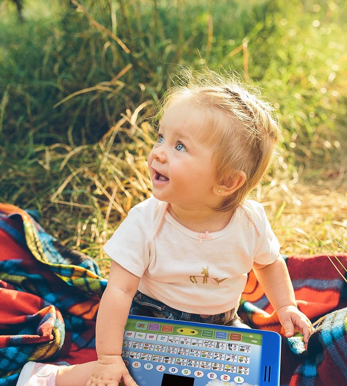Bilingual Tablet for Kids with Interactive Spanish and English Educational Games