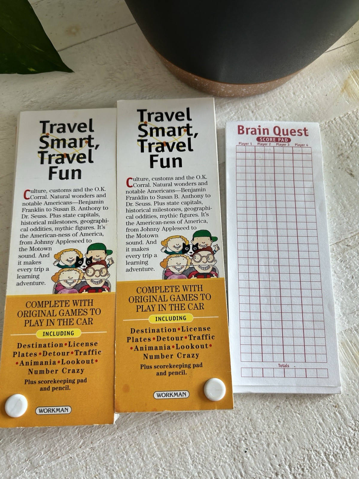Brain Quest Extra For The Car Set Ages 7-12 All About America 3rd Edition plus