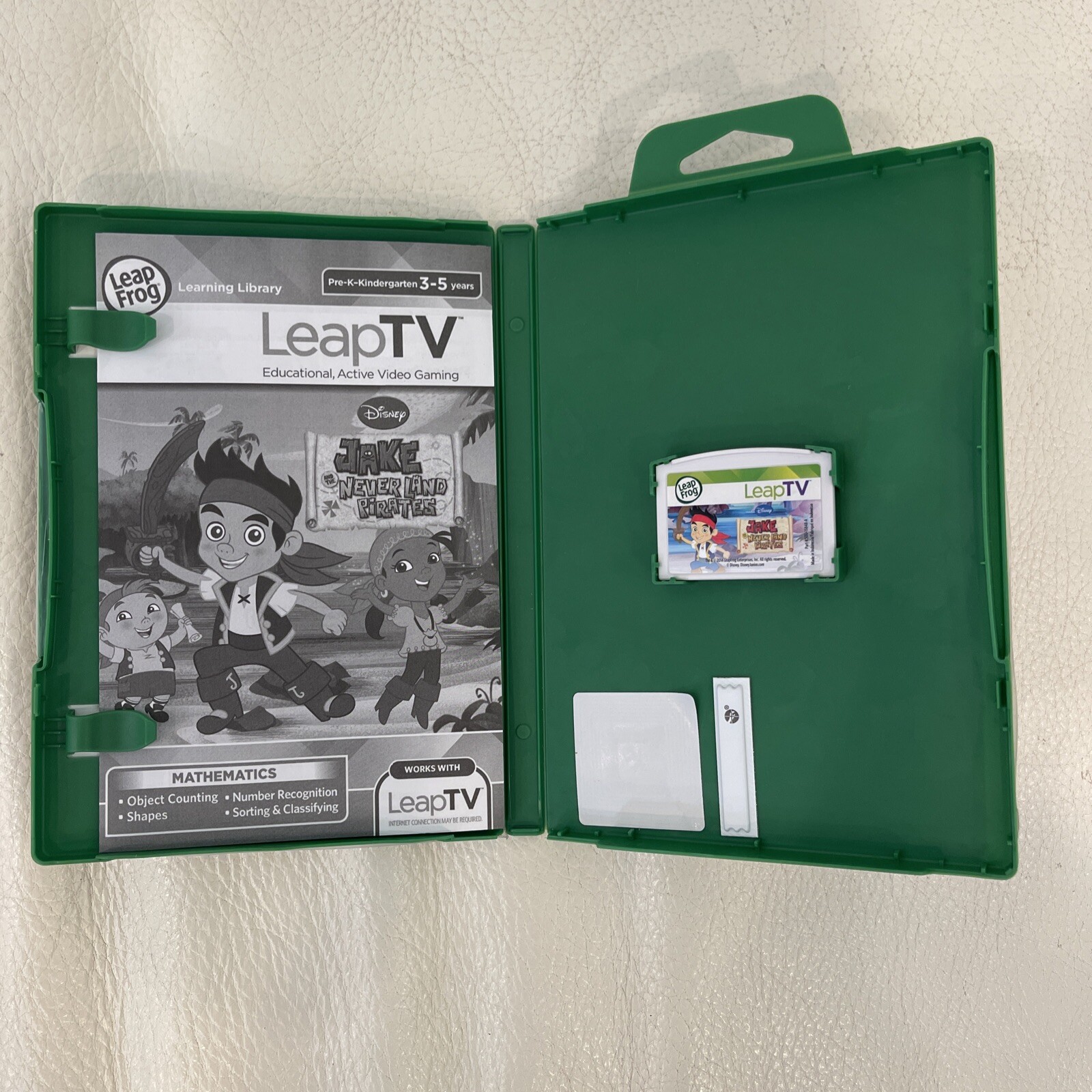 LeapTV LeapFrog Disney Jake and the Never Land Pirates -5 Active Math Games
