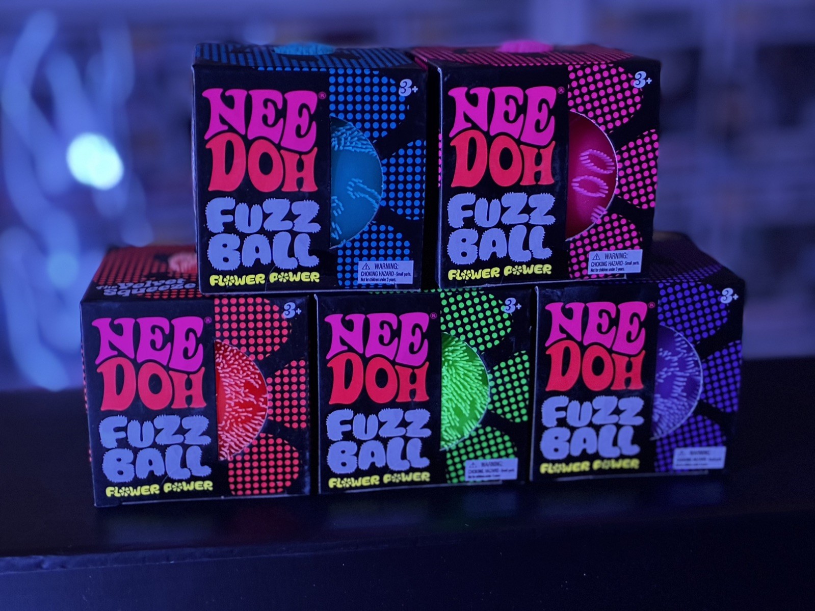 NeeDoh Lot Bundle 18ct Nice Berg XL Fuzz Ball Sploot Splat Color Change Toys NEW