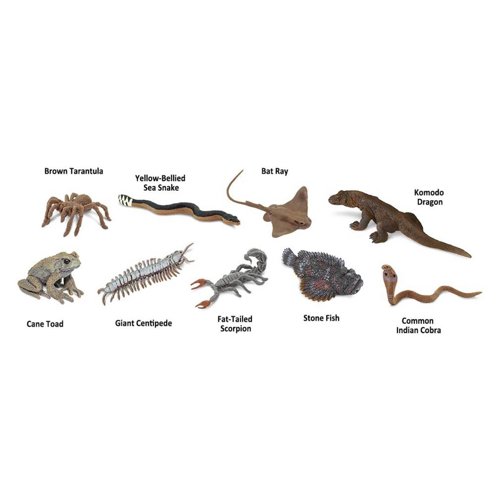 Venomous Creatures Toob Mini Figures Safari Ltd 679504 NEW IN STOCK